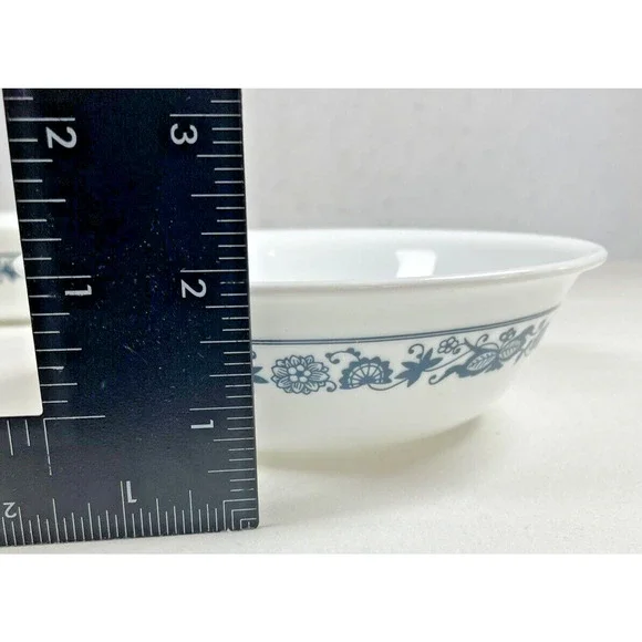 Corelle Corning 2 Vtg Old Town Blue Onion Soup Cereal Bowls + Campbell MmMm Good - Picture 13 of 13